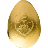 Palau GOLDEN DRAGON EGG 0.5gram 9999 Gold Coin