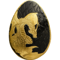 Palau GOLDEN DRAGON EGG 0.5gram 9999 Gold Coin