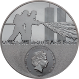 2021 Cook Islands $20 - REAL HEROES - FIREFIGHTER - 3oz 999 SILVER Coin