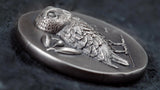 2021 $5 Cook Islands, ATHENA'S OWL - 1oz 999 Silver Coin