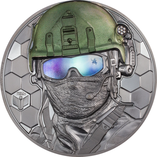 2022 Cook Islands $20 - REAL HEROES - SPECIAL FORCES - 3oz 999 SILVER Coin