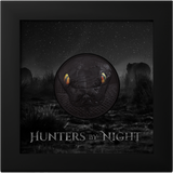 2022 $10 Palau, HUNTERS BY NIGHT- PYTHON, 2oz 999 Silver Coin
