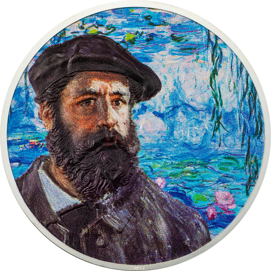 2023 2oz Silver Masters of Art CLAUDE MONET Proof Coin