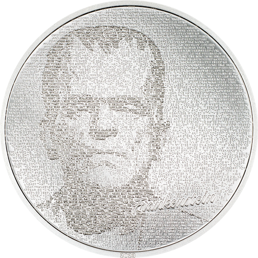 2023 $5 Cook Islands - FRANKENSTEIN 1oz 999 SILVER Coin