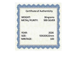 2026 36+ gram 999 Silver-Alien Mummy (Short)
