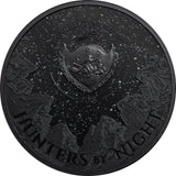 2020 $10 Palau, HUNTERS BY NIGHT- PANTHER, 2oz 999 Silver Coin