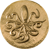 2022 Palau $1 - GOLDEN OCTOPUS - SYRACUSE    0.5 Gram 9999 Gold Coin