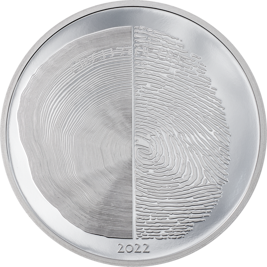 2022 $5 Cook Islands, CIRCLE OF LIFE 1oz 999 Silver Coin