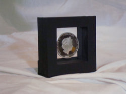 3-D Suspension See Thru Coin Box  3x3inch